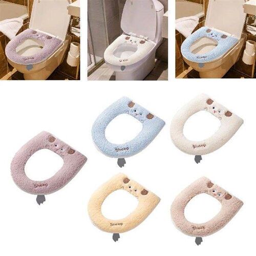 Toilet Seat Cushion Cover and Zipper Practical Reusable