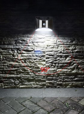 LED Solar Light Outdoor Wall Lamp  Garden Patio Pathway Fenc