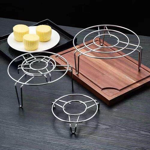 Stainless Steel Steaming Rack, Pot Mat, and Universal Tripod