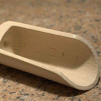 3pcs Mini Wooden Scoop Solid Wood Milk Powder Tea Spices