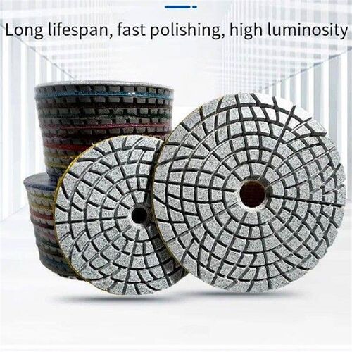 2 Pcs 100mm/4inch Diamond Polishing Pad 50-500 Grit