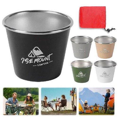4Pcs 50ml Outdoor Coffee Tumbler Stainless Steel