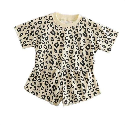 Girls Summer Suit New Small and Medium-sized Childrens Sho