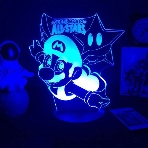 Yoshi 3D Illusion LED Night Light 16 Colors Gradual Changing