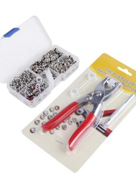 120 Sets Mix Colors Metal Prong Snap Buttons Fasteners Press