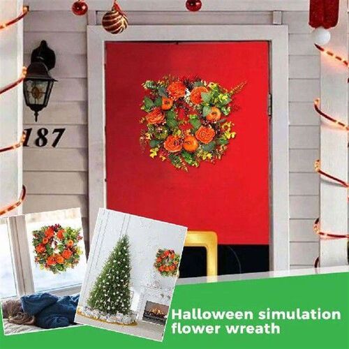 Artificial Fall Wreaths For Front Door Rustic Autumn Wreath