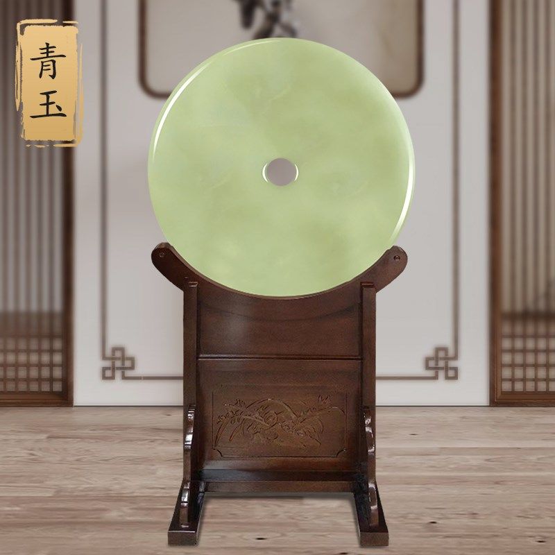 天然玉石平安扣屏风落地摆件隔断办公室进门入户遮挡客厅玄关高端,家居饰品,落地摆件,淘宝优惠券,粉丝福利购,淘宝优惠卷