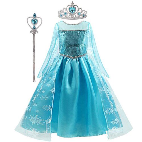 Girls Princess Dress Kids Halloween Christmas Party Costume