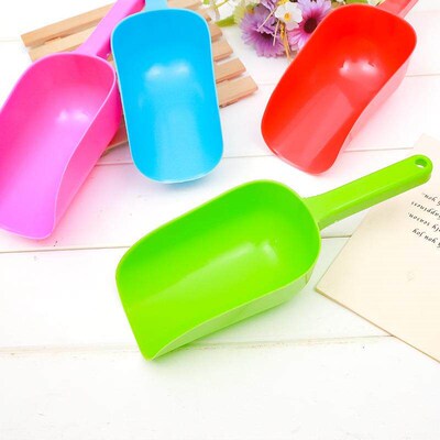 Plastic rice scoop, popcorn seed round bottom scoop, ice sco