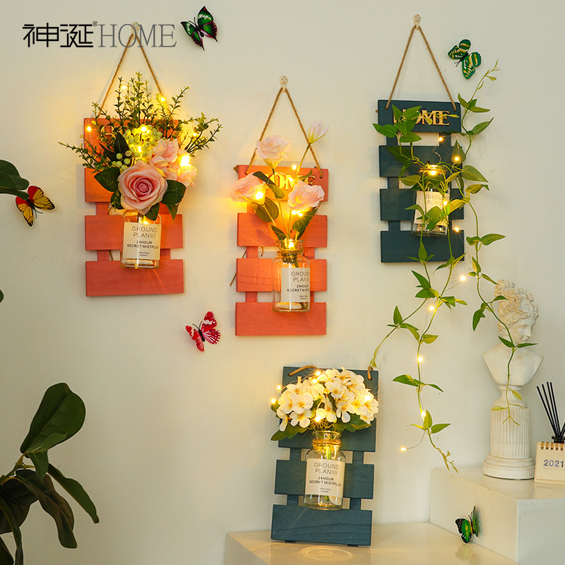 墙壁墙上房间布置出租屋改造装饰花墙面装饰品客厅电视背景墙挂件,家居饰品,壁饰,淘宝优惠券,粉丝福利购,淘宝优惠卷