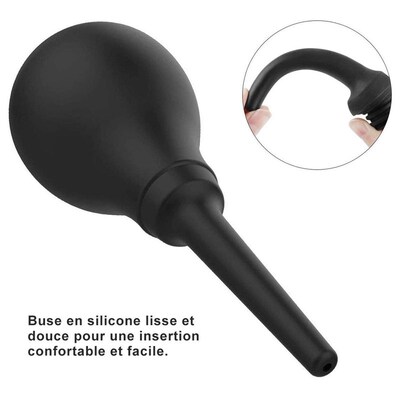 Enema Bulb Syringe Feminine Cleaning Washing Silicone Enema