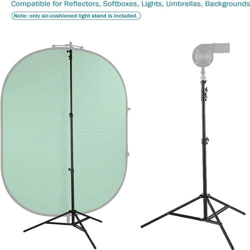 Selens Portable Adjustable 280cm Air Cushion Light Stand Alu