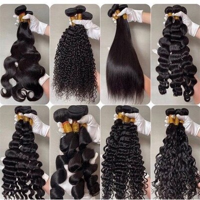 Straight Body Deep Water Wave Curly Human Hair
