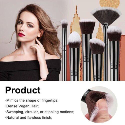 NEW 14PCS Makeup Brushes Set  Soft Fluffy Foundation Blush
