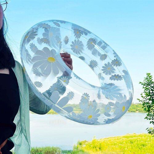New Internet Sensation Transparent Swimming Ring, Thickened