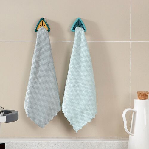 Towel Holder Kitchen Storage Hooks Sucker Wall Washing Cloth