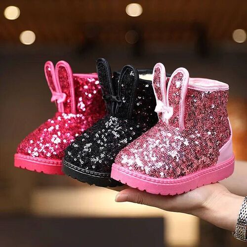 New Winter Childrens Girls Snow Boots Cute Baby Girls Boots