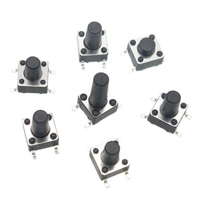 20pcs/lot Touch Switch 4pin 6*6*4.3/5/6/7/8/9/10MM Micro Swi