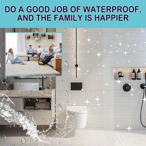 Jakehoe White Waterproof Coating - No-Demolition Waterproof