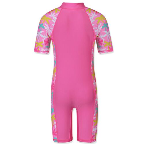 BAOHULU 1-11 Yrs Kids Swimwear Girls Short Sleeve Swimsuit O