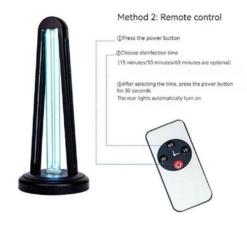 38W UV Light Sanitizer with Remote Control Home