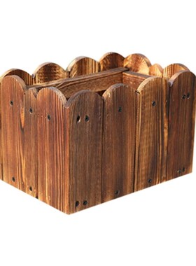 Wood Planter Box Flower Pot Succulent Plants Container  Outd