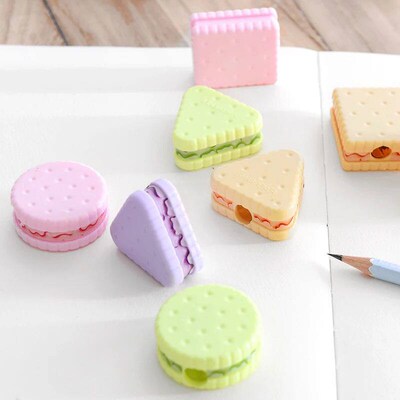 4 Pcs Lytwtws Stationery  School Office Supplies Cute Cooki