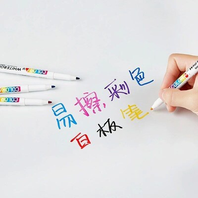 12 Color Whiteboard Markers Pen Fine Tip Dry Erase Marker Pe