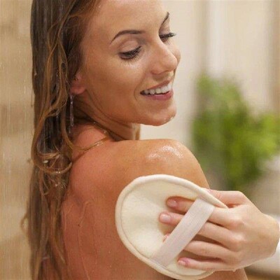 Newest Natural Bath Loofah Sponge Brush Natural Washcloth