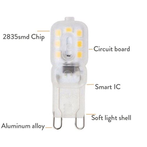 G9 LED Light Dimmable bulb 3W 5W SMD 2835 Spotlight For Crys