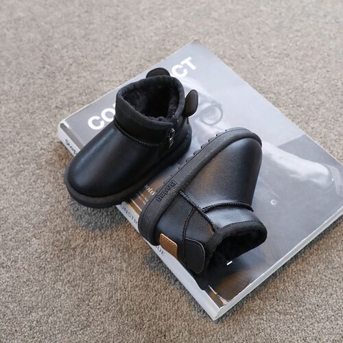 Childrens Snow Boots 2025 Baby Cotton Boots Girls Versatile