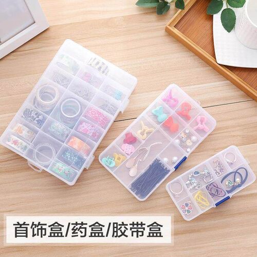 Portable Mini Transparent Plastic Organizer Box for Sorting