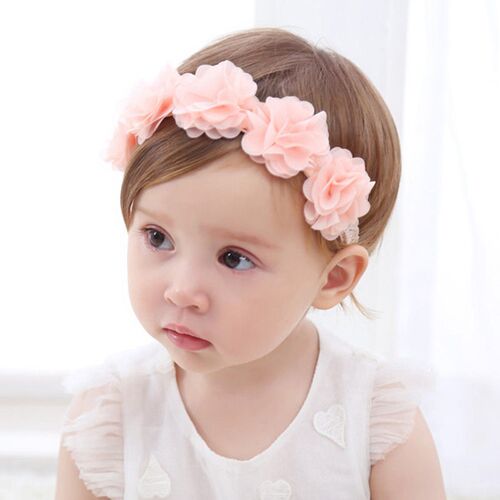Baby Headband Flower Girls Bows Toddler Hair Bands for Baby