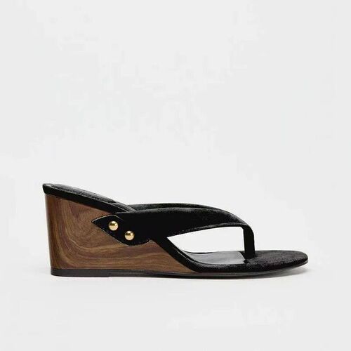 Summer Women Clip Toe Wedges Heel Slippers Comfort Outdoor