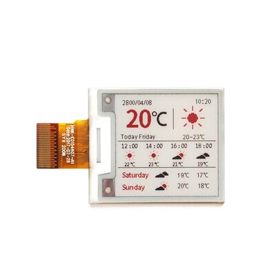 1.54 Inch Color Eink Display 200x200 Resolution E Paper Scre