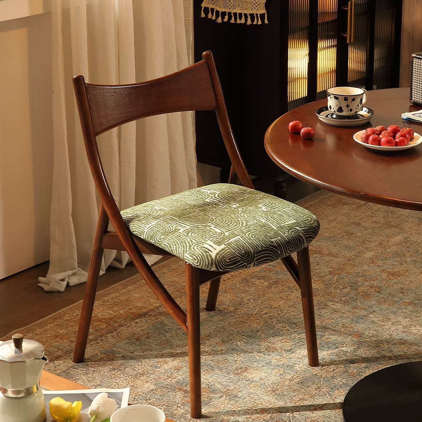 法式中古风实木猫耳餐椅办公桌椅家用设计书桌复古梳化妆台凳子,3C数码配件,其它配件,淘宝优惠券,粉丝福利购,淘宝优惠卷