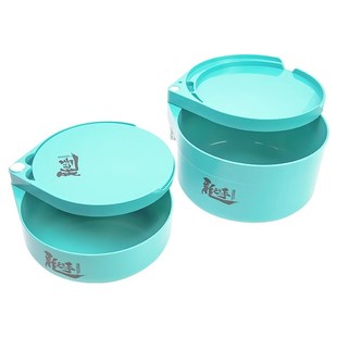 龙手饵料盆浮水立钩一线强磁拉饵盘大容量黑坑竞技散炮鲢鳙饵料盆