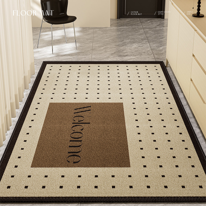 入户地垫202新款进门外厅耐脏免洗家用高级感加厚防滑脚踏垫子,居家布艺,入户地垫,淘宝优惠券,粉丝福利购,淘宝优惠卷