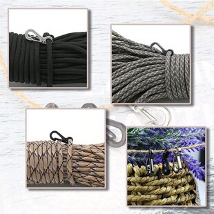 10Pcs/lot Mini Carabiner Keychain Camping Gadgets EDC Surviv