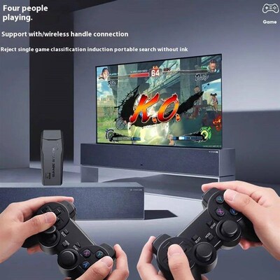 2.4G Dual Wireless Video Game  Joystick Console Gaming  4K 2