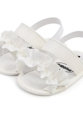 Newborn Baby Girls Summer Shoes Toddler Flats Sandals First