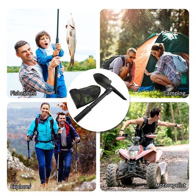 Foldable Portable Truck Mounted Engineer Shovel Camping Tent