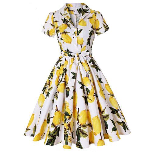 Retro sexy lapel open-collar short-sleeved tie-up large