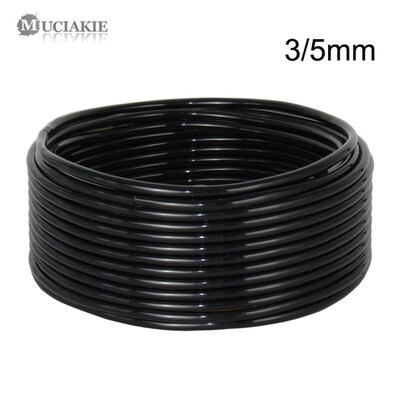 MUCIAKIE 100M 3/5MM New PVC Micro Garden Hose 1/8 Drip Ir