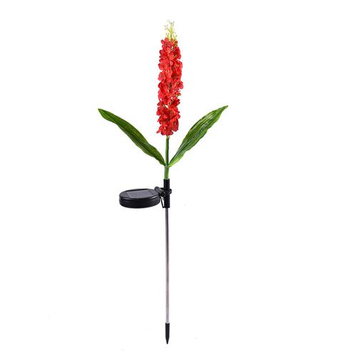Solar Hyacinth Outdoor Flower Violet Villa Courtyard Lawn Fl