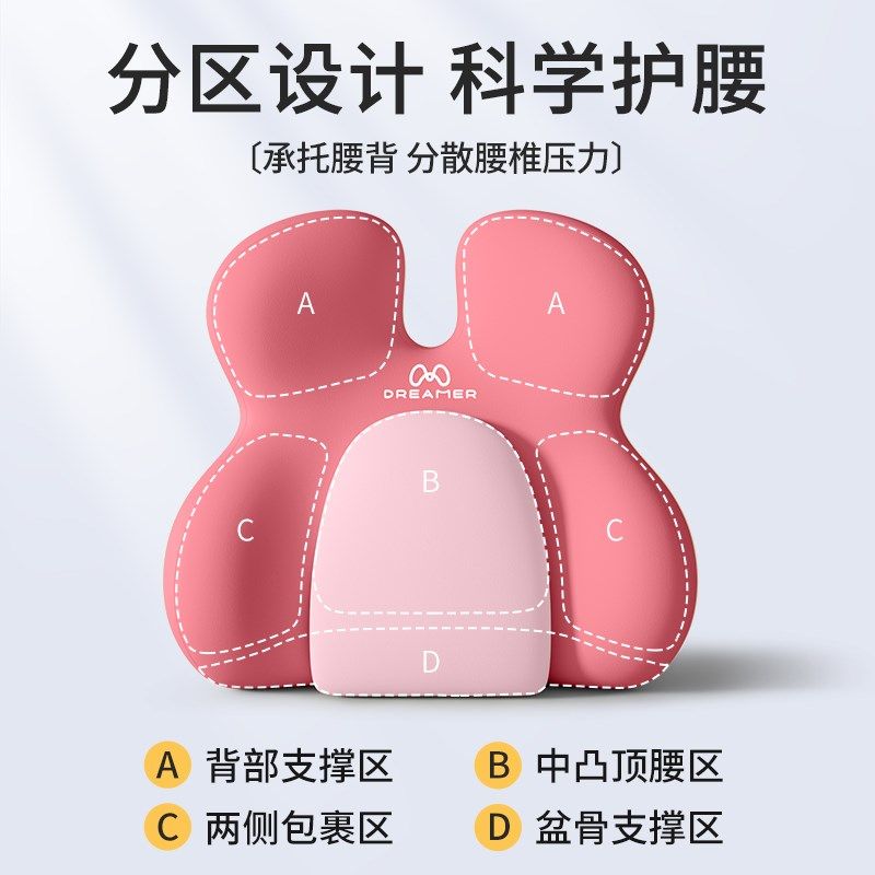 知梦人孕妇坐垫腰部支撑腰靠办公靠垫护腰防屁股痛产后侧切撑腰垫,居家布艺,腰靠垫,淘宝优惠券,粉丝福利购,淘宝优惠卷