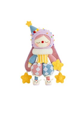 新妈咪手作晚安兔陪伴玩偶手工DIY编织毛线钩针毛线团材料包