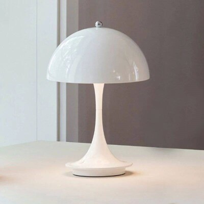 Wireless rechargeable lamp Portable Metal LED Dimming Metal