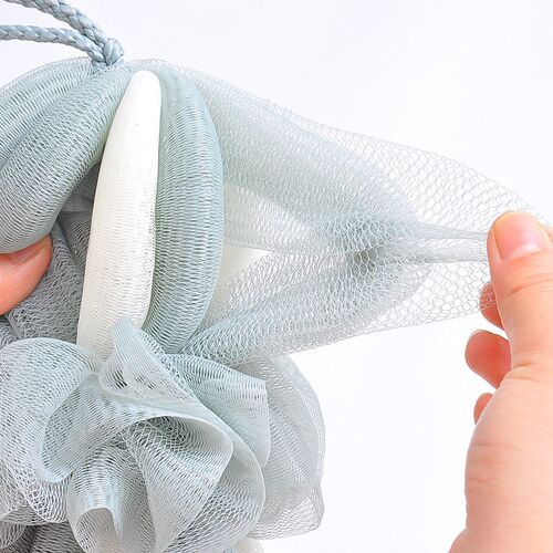 Large colored pumpkin bath ball Long strip bath flower bath