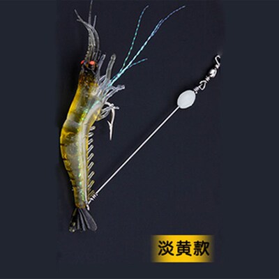 Weihai fishing gear high simulation Luya soft bait with hook